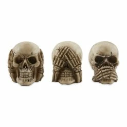 Deals 🔔 2" See, Hear, or Speak No Evil Skulls Set by Zingz & Thingz 😉