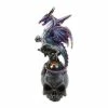 Best reviews of 👍 10" Mystical Dragon Atop A Black Skull Figurine by Zingz & Thingz 😉 -Zingz and Thingz Shop D670409S 1