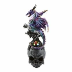 Best reviews of 👍 10" Mystical Dragon Atop A Black Skull Figurine by Zingz & Thingz 😉