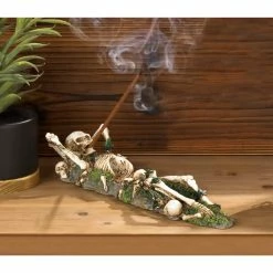 Coupon ❤️ 10.5" Skeleton Incense Burner Holder by Zingz & Thingz 🎁 -Zingz and Thingz Shop D670456S 5