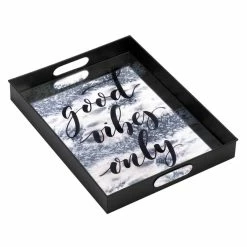 Buy 🔥 18" Nikki Chu South Beach Good Vibes Mirror Tray by Zingz & Thingz 🛒