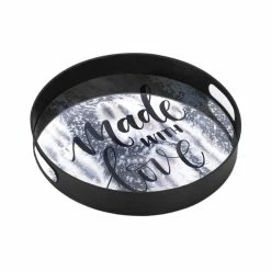Cheap 🎁 15" Nikki Chu 🌞 Summerville Made with Love Mirror Tray by Zingz & Thingz 🎉